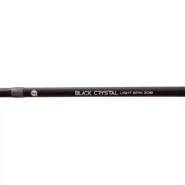 Mikado Black Crystal L Spin 4-18gr 2,23m Canna da spinning in 2 pezzi