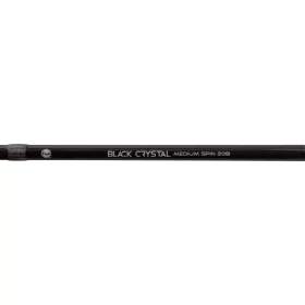   Mikado Black Crystal M Spin 6-26gr 2,23m Canna da spinning in 2 pezzi