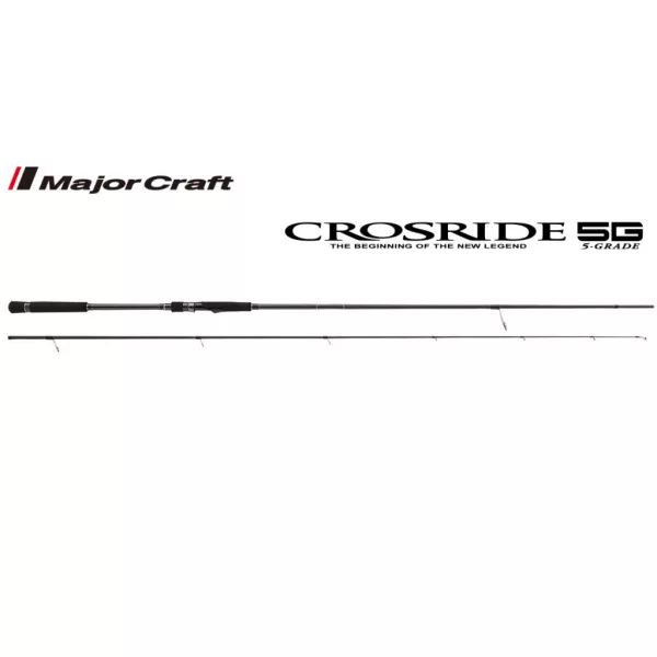 Major Craft Crosride 5G XR5-962MH R,Fast 2,89m 40-80gr Canna da Spinning in 2 Pezzi