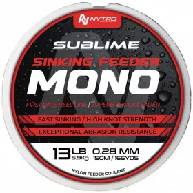   Nytro Sublime Sinking Feeder 0,26mm 150m Filo Principale Monofilo
