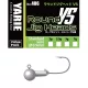 Yarie 406 Round VS Semi Barb 1/0 2,0gr Jig Head 10pz