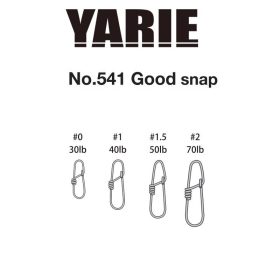 Yarie 541 Good Snap 40lb 1 Moschettone 9 pz