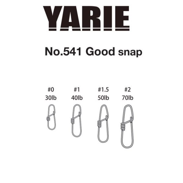 Yarie 541 Good Snap 70lb 2 Clip 8pz
