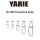 Yarie 552 Crosslock Snap 70lb Moschettone 9 pezzi