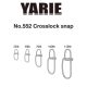 Yarie 552 Crosslock Snap 100lb Moschettone 8pz