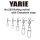 Yarie 553 Crosslock Snap 35lb Girella 6 pezzi