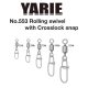 Yarie 553 Crosslock Snap 50lb Girella 6pz