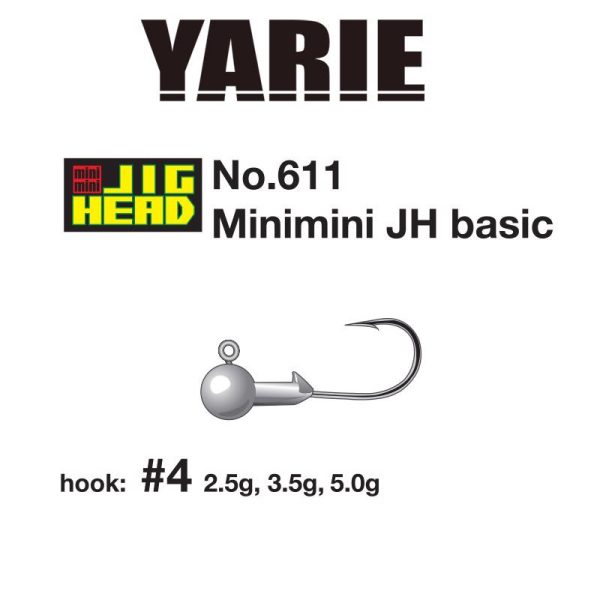 Yarie 611 Mini Basic 4 3,5gr Jig Fej 5db