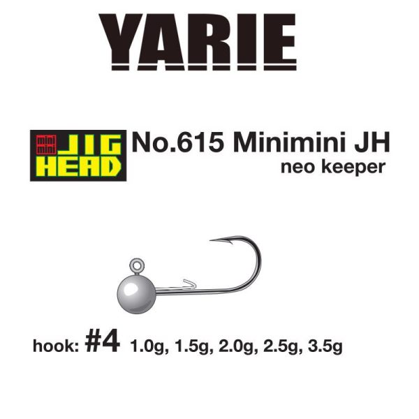 Yarie 615 Mini Neo Keeper 4 2,0gr Testa Jig 5pz