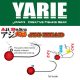 Yarie 646 Ajibaku Red 6 2,2gr Jig Head 4pz