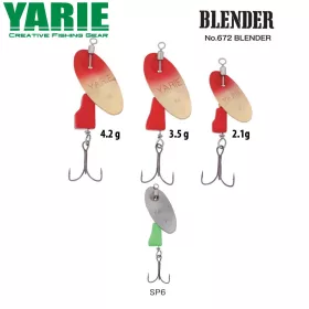 Yarie 672 Blender 2,1gr SP6 Silver Chart Cucchiaino rotante