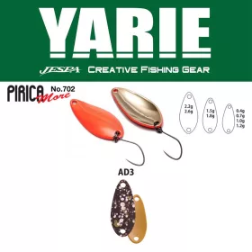   Cucchiaino ondulante Yarie 702 Pirica More 1,0gr AD3 Sako Pellet