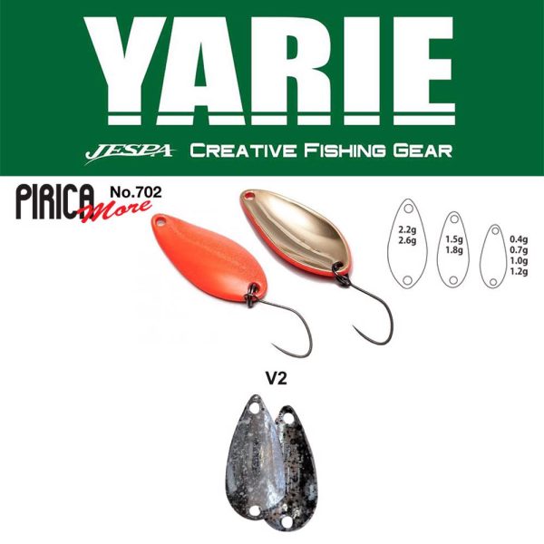 Yarie 702 Pirica More 1,0gr V2 Naive Silver Cucchiaino Ondulante