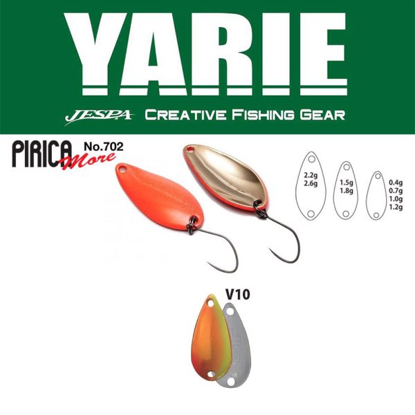 Cucchiaino Yarie 702 Pirica More 1,5gr V10 Mix Orange