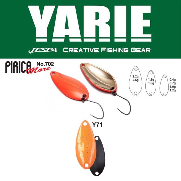 Yarie 702 Pirica More 1,8gr Y71 Orange Kanál Villantó
