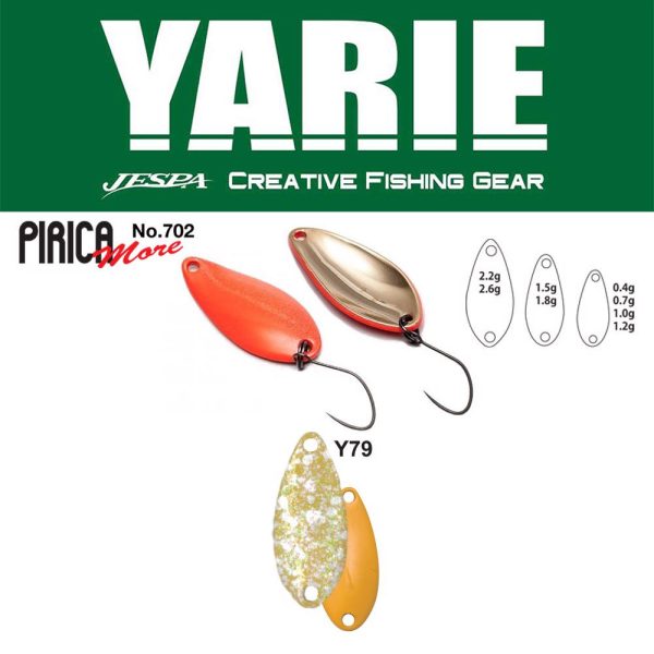 Yarie 702 Pirica More 1,8gr Y79 Zarame Cucchiaino Ondulante