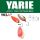 Yarie 702 Pirica More 2,2gr BS-5 Matte Red Cucchianio Ondulante