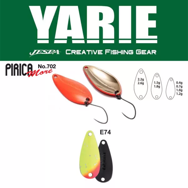 Yarie 702 Pirica More 2,2gr E74 Lemon Squash Cucchiaino Ondulante