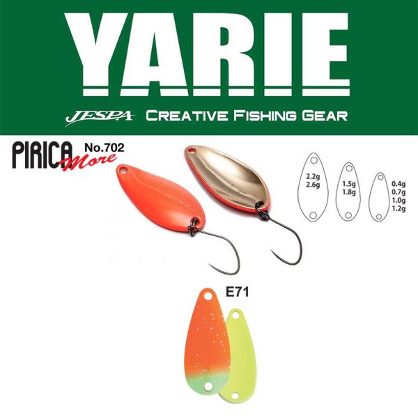 Yarie 702 Pirica More 2,6gr E71 AG Carrot Ondulante