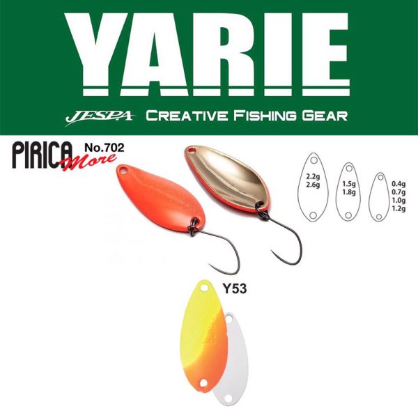 Yarie 702 Pirica More 2,6gr Y53 Lemon/Orange Cucchiaio Rotante