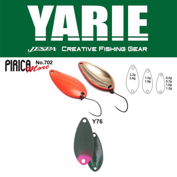 Cucchiaino Yarie 702 Pirica More 2,6gr Y76 Olive/Pink Tail
