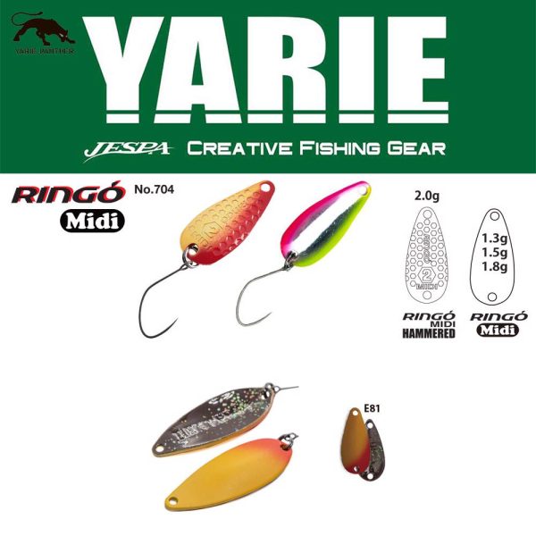 Yarie 704 Ringo Midi 1,8gr E81 Murasaki Uni Cucchiaio Artificiale
