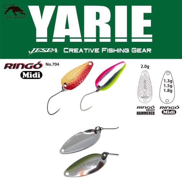 Yarie 704 Ringo Midi 1,8gr E83 Sabi Ayu Cucchiaio Artificiale