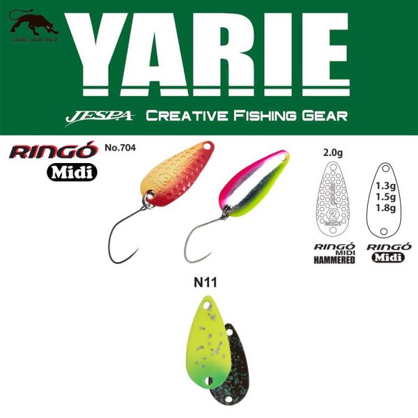 Yarie 704 Ringo Midi 1,8gr N11 Nanohana Cucchiaino Ondulante