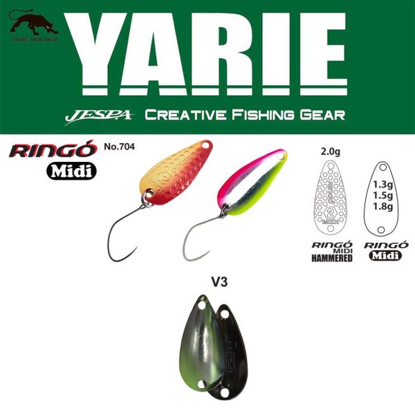Ondulante a cucchiaio Yarie 704 Ringo Midi 1,8gr V3 Ayu
