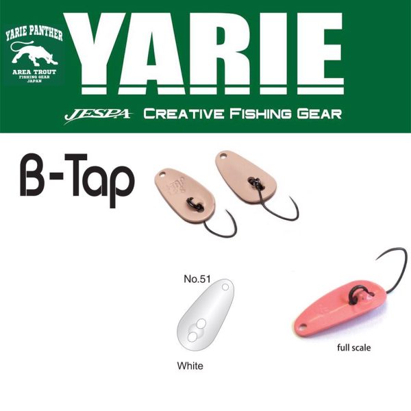 Yarie 705 B-Tap 1,2gr 51 White Cucchiao Rotante