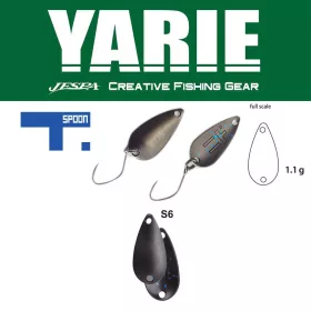   Yarie 706 T-Spoon 1,1gr S6 Ganmeta Jewel Cucchiaino Oscillante