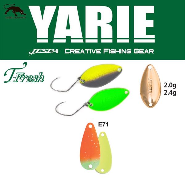 Yarie 708T T-Fresh 2,4gr E71 AG Carrot Cucchiao Ondulante