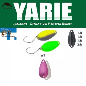   Yarie 710T T-Fresh Evo 1,5gr W4 Norinori Pink Cucchiaino ondulante