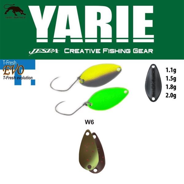 Yarie 710T T-Fresh Evo 1,5gr W6 Ehuesukai Cucchiaino Ondulante