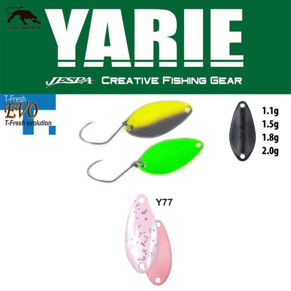 Yarie 710T T-Fresh Evo 1,5gr Y77 Sakura Ondulante a cucchiaio