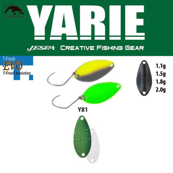 Yarie 710T T-Fresh Evo 1,5gr Y81 Cucumber Cucchiaino ondulante