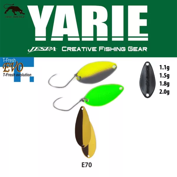 Yarie 710T T-Fresh Evo 2,0gr E70 Pudding Cucchiaio Vibrante