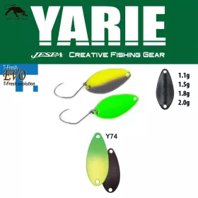   Yarie 710T T-Fresh Evo 2,0gr Y74 Green/Lemon Cucchiaino Ondulante