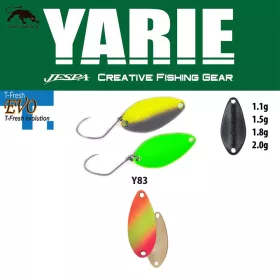   Yarie 710T T-Fresh Evo 2,0gr Y83 Fighter 1 Cucchiaino Ondulante