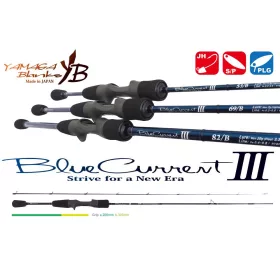   Yamaga Blanks Blue Current III 53/B Baitcast 1,61m 0,5-4,5gr Canna da Spinning in 2 Pezzi