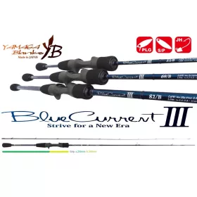   Yamaga Blanks Blue Current III 69/B Baitcast 2,07m 0,8-7gr Canna da Spinning in 2 Pezzi