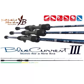   Yamaga Blanks Blue Current III 82/B Baitcast 2,49m 2-20gr Canna da spinning in 2 pezzi