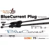 Yamaga Blanks Blue Current 73Plug Seamless TZ-Nano 2,22m 1,5-6gr Canna da spinning in 2 pezzi