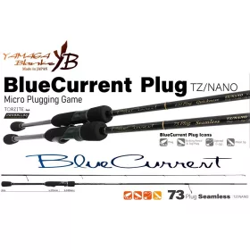   Yamaga Blanks Blue Current 73Plug Seamless TZ-Nano 2,22m 1,5-6gr Canna da spinning in 2 pezzi