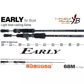   Yamaga Blanks Early Boat 68M 2,05m 7-32gr 2 Pezzi Canna da Spinning