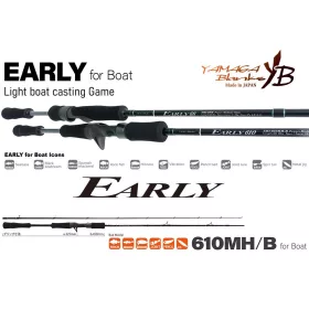   Yamaga Blanks Early Boat 610MH/B Baitcast 2,10m 10-50gr 2 Pezzi Canna da Spinning
