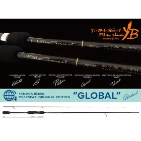   Yamaga Blanks Blue Current 74TZ Nano Global 2,240m 2-18gr Canna da spinning in 2 pezzi