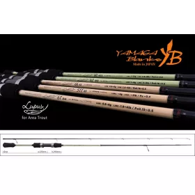   Yamaga Blanks Lupus Area 62MB Motion 1,86m 1-6gr Canna da Spinning in 2 Pezzi