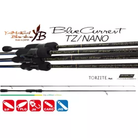   Yamaga Blanks Blue Current 77TZ Nano Global 2,31m 1,5-13gr Canna da spinning in 2 pezzi