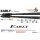 Yamaga Blanks Early Seabass 97MMH 2,92m 8-42gr Canna da Spinning 2 Pezzi